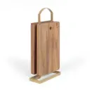 Set de 4 planches à découper avec support