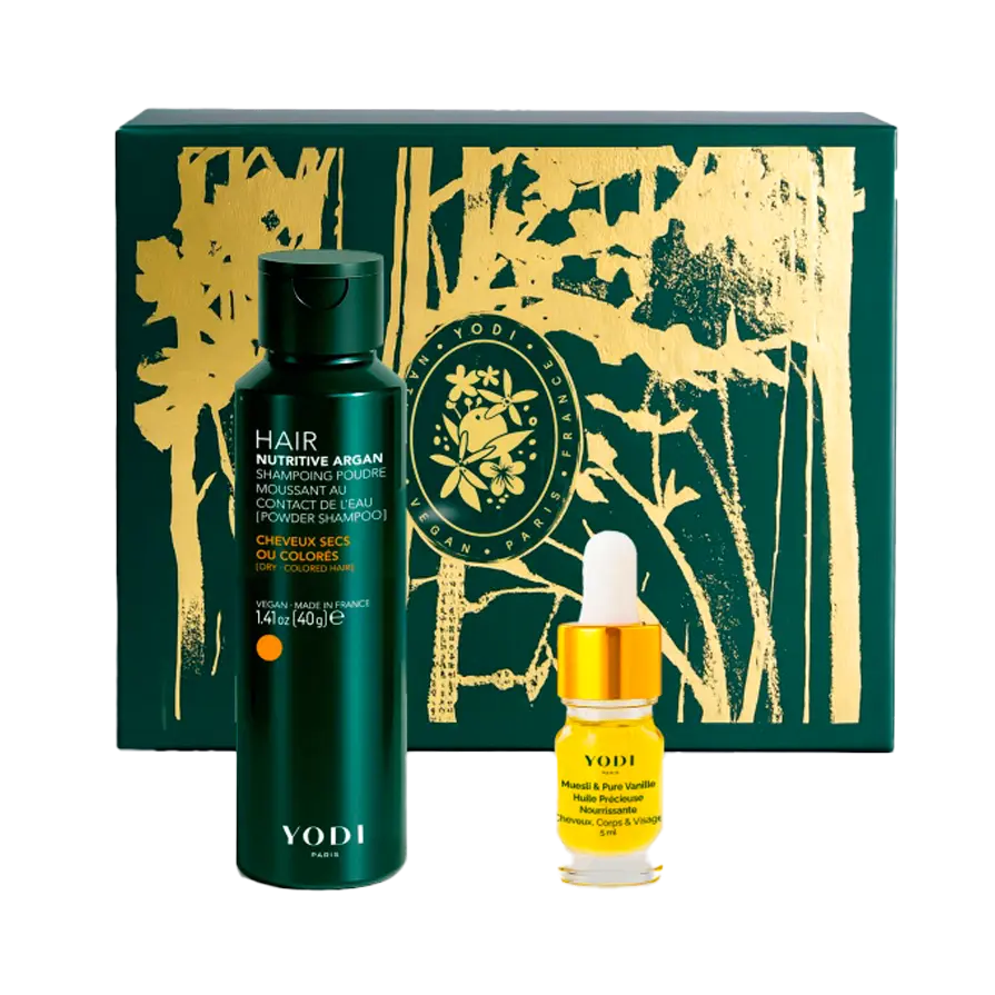 Coffret cheveux secs, abimés, colorés