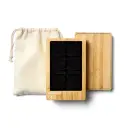 Batterie de secours solaire bambou