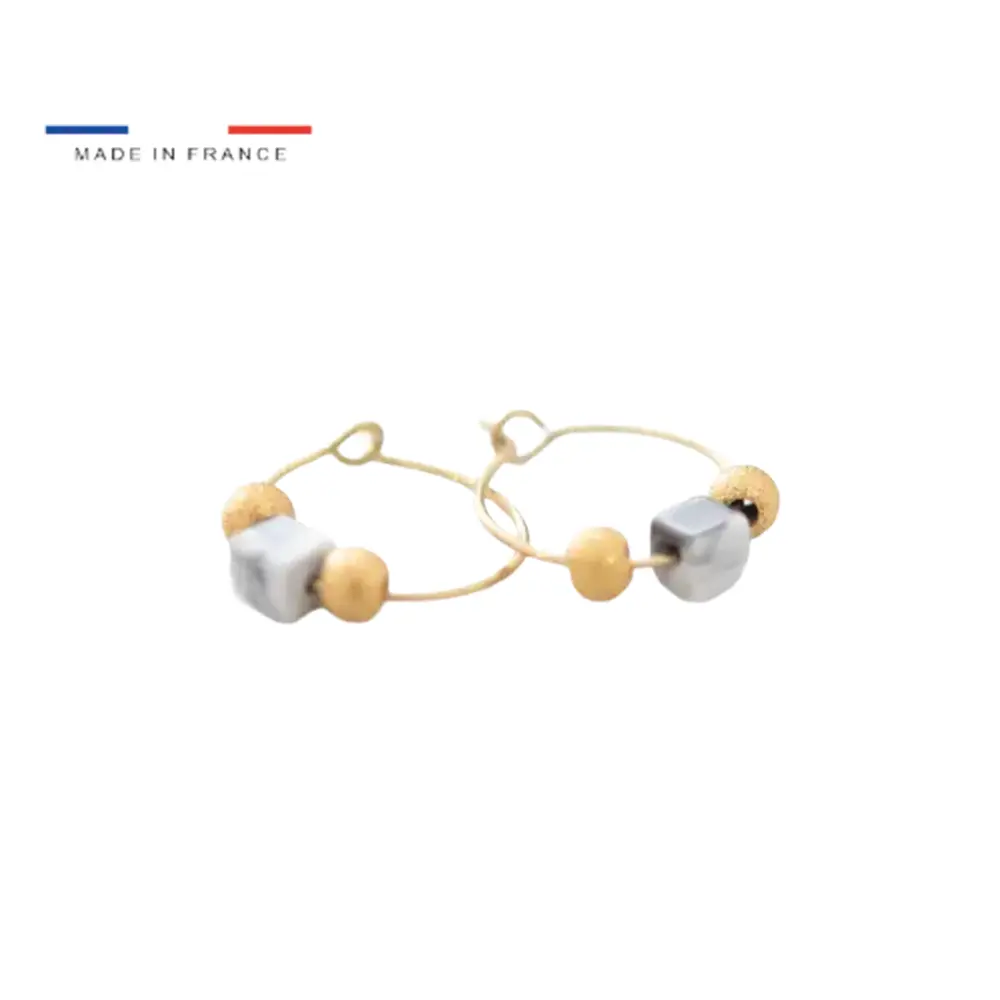 Boucles d'oreilles mini-créoles 