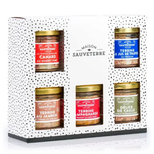 [56092] Assortiment de 5 terrines du Sud-Ouest