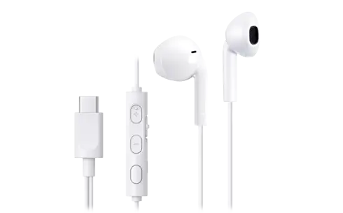 [HA-FR17UC-W-U] Ecouteurs intra-auriculaires avec connexion USB-C