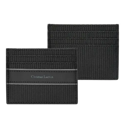 [LEC419A] Porte-cartes Caprio Black