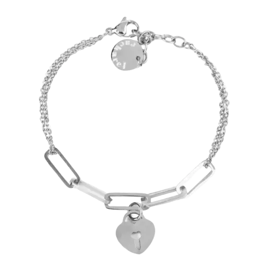 [CJB354C] Bracelet Clémence Silver