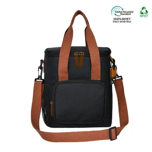 Sac isotherme avec ouvre bouteille bois